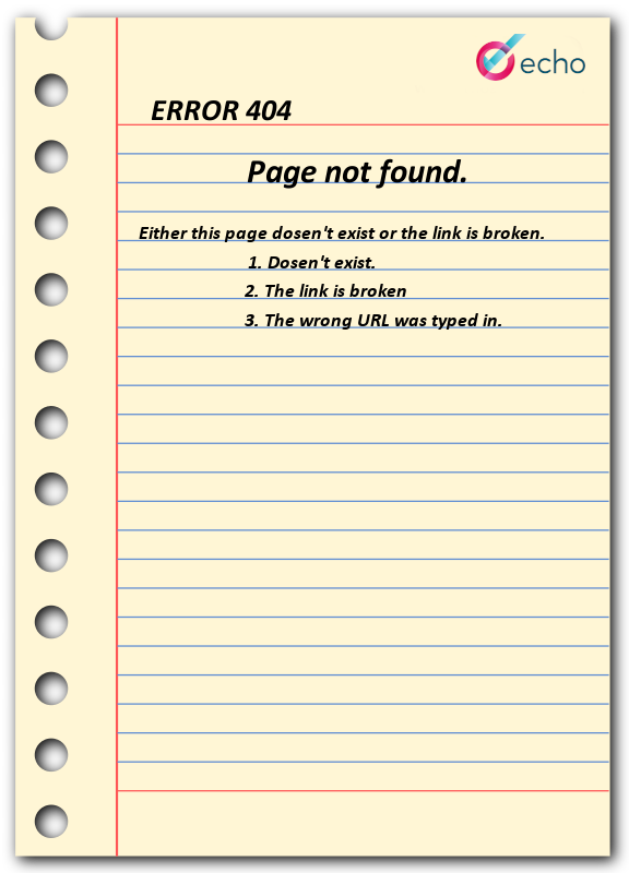 Error page not found